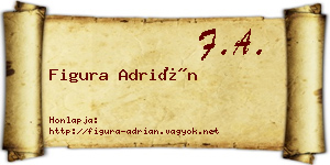 Figura Adrián névjegykártya