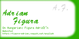 adrian figura business card